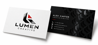 Spot UV Business Cards